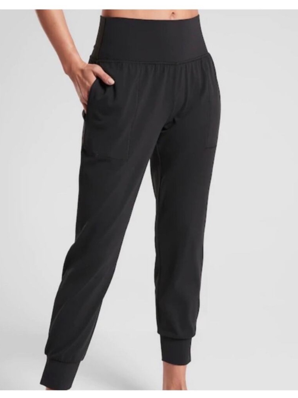 Athleta Salutation Jogger Black Women’s Size Small Tall